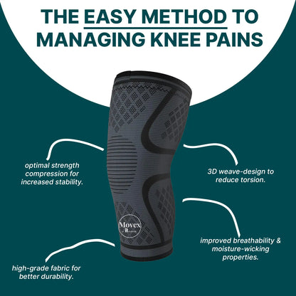 [MOVEX]  Knee Stability Compression Sleeve