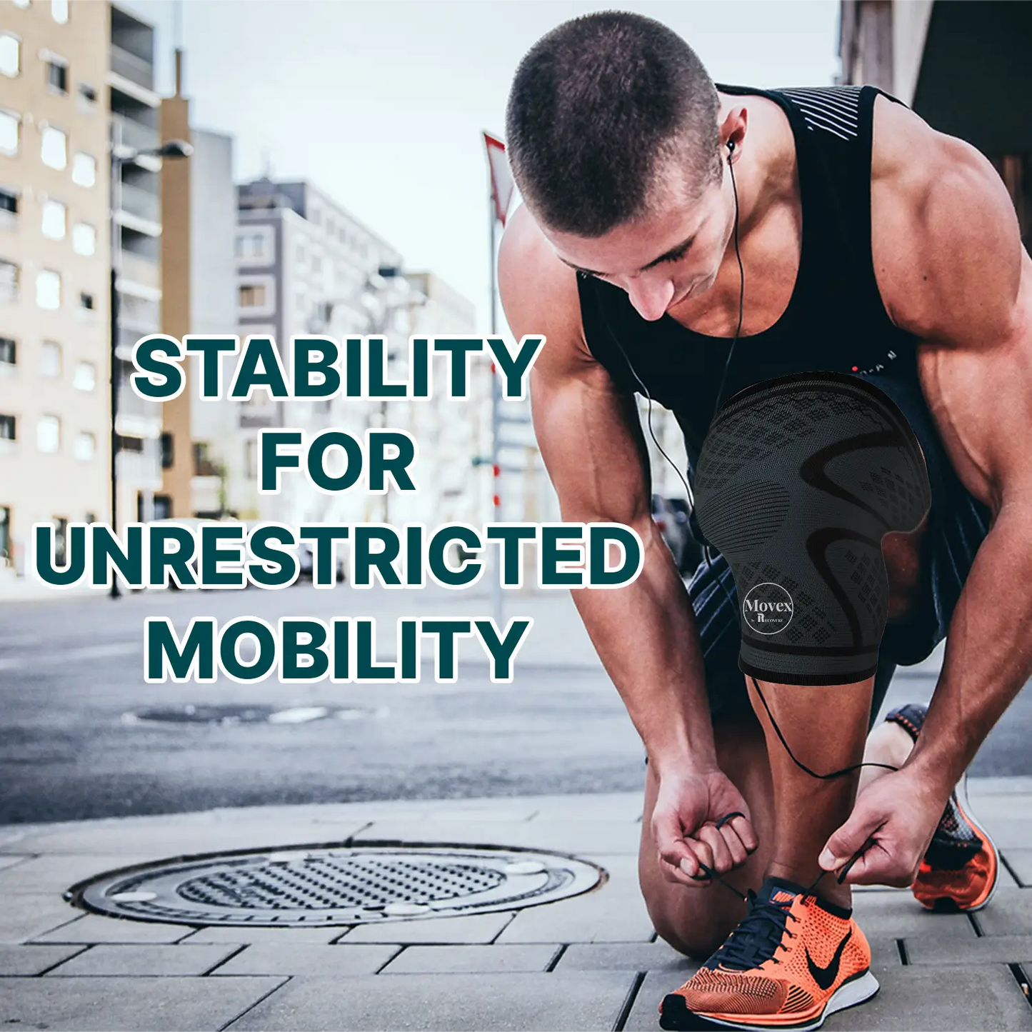 [MOVEX]  Knee Stability Compression Sleeve