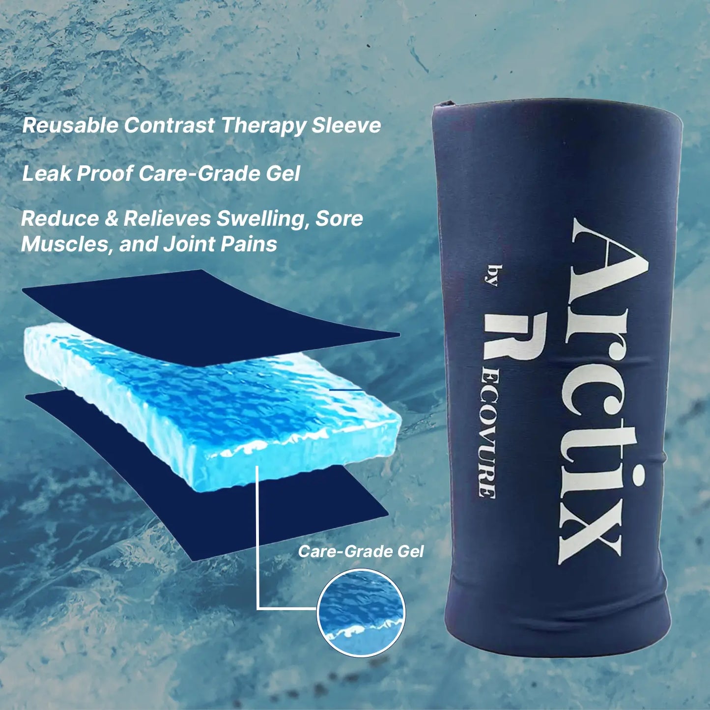 Arctix 360° Recovery Sleeve, Hot & Cold Compression Therapy