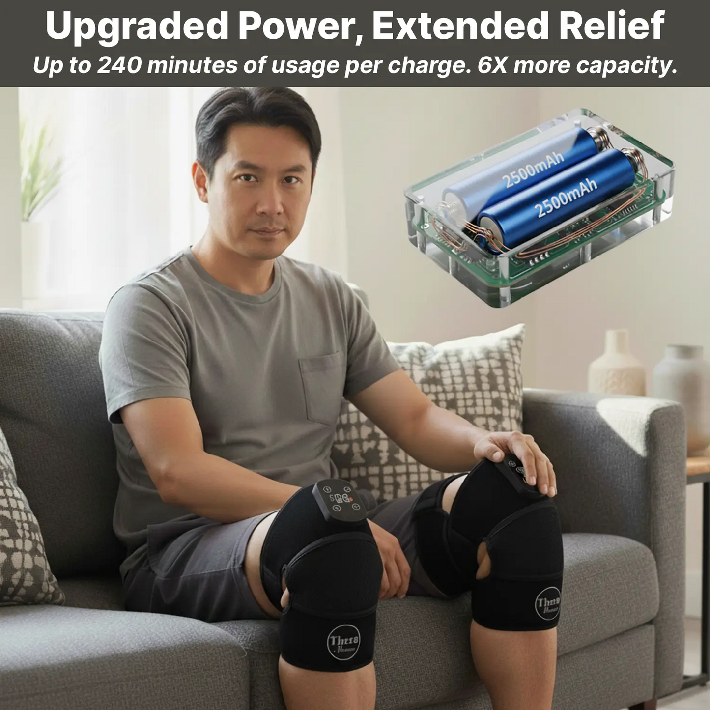 THERA™ Wearable Infrared-Heat Massager For Knee Pains