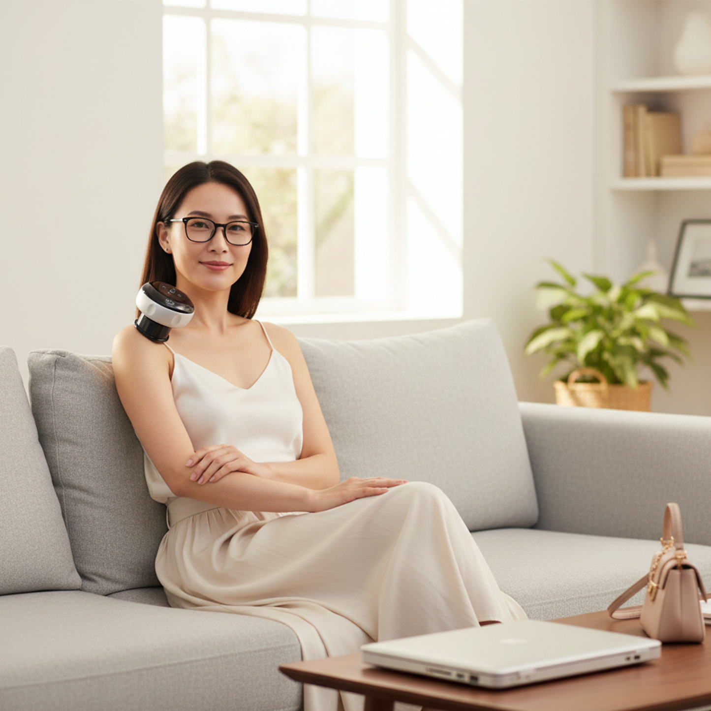 REVIA™ Smart Cupping Device - Deep Relief for Tight, Tired Muscles