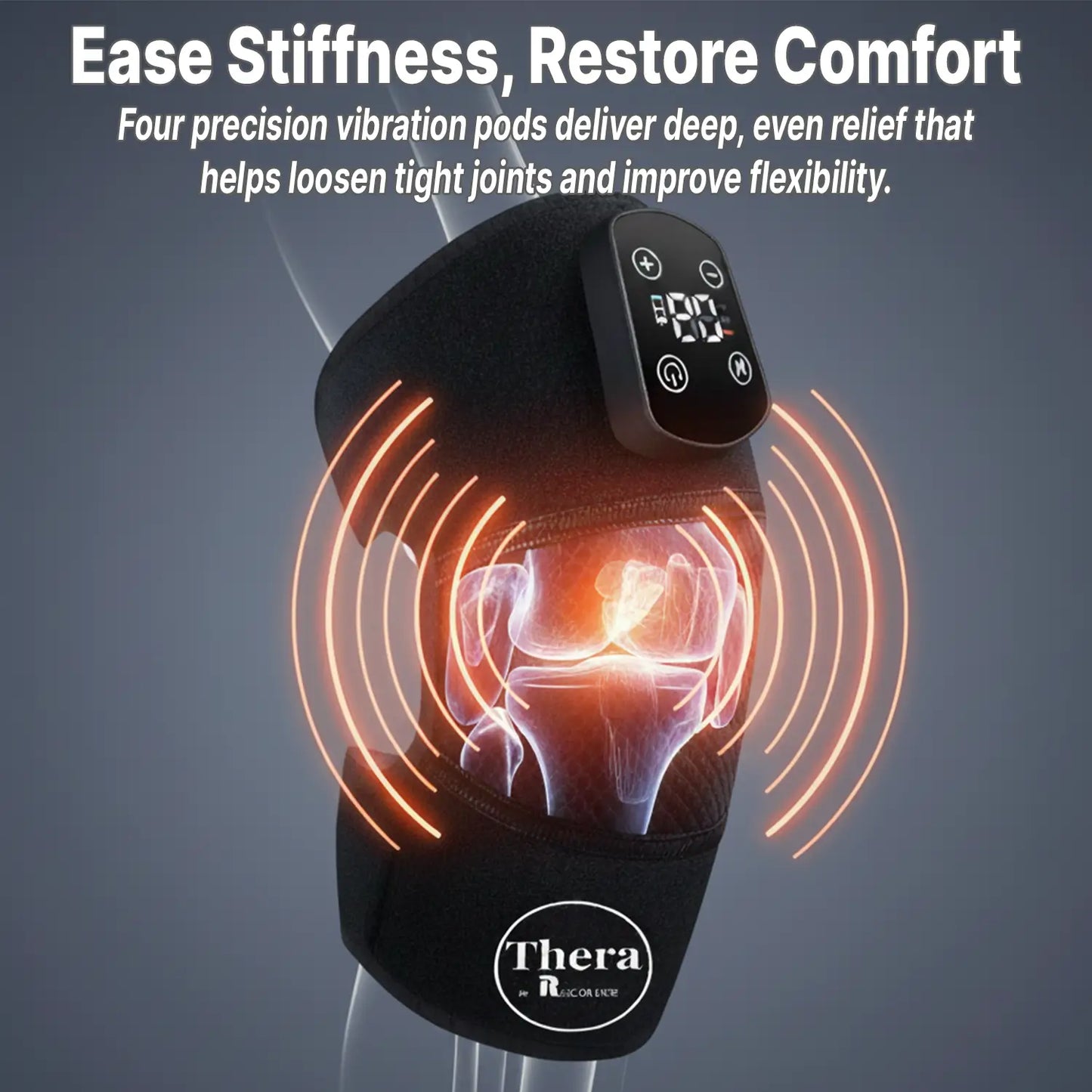 THERA™ Infrared Heat Knee Massager – Wearable Relief for Joint Pain