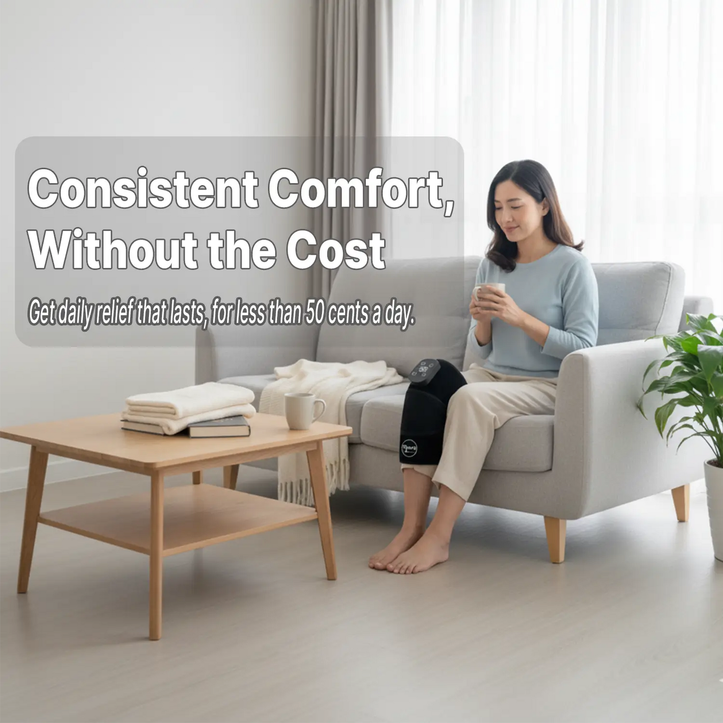 THERA™ Infrared Heat Knee Massager – Wearable Relief for Joint Pain