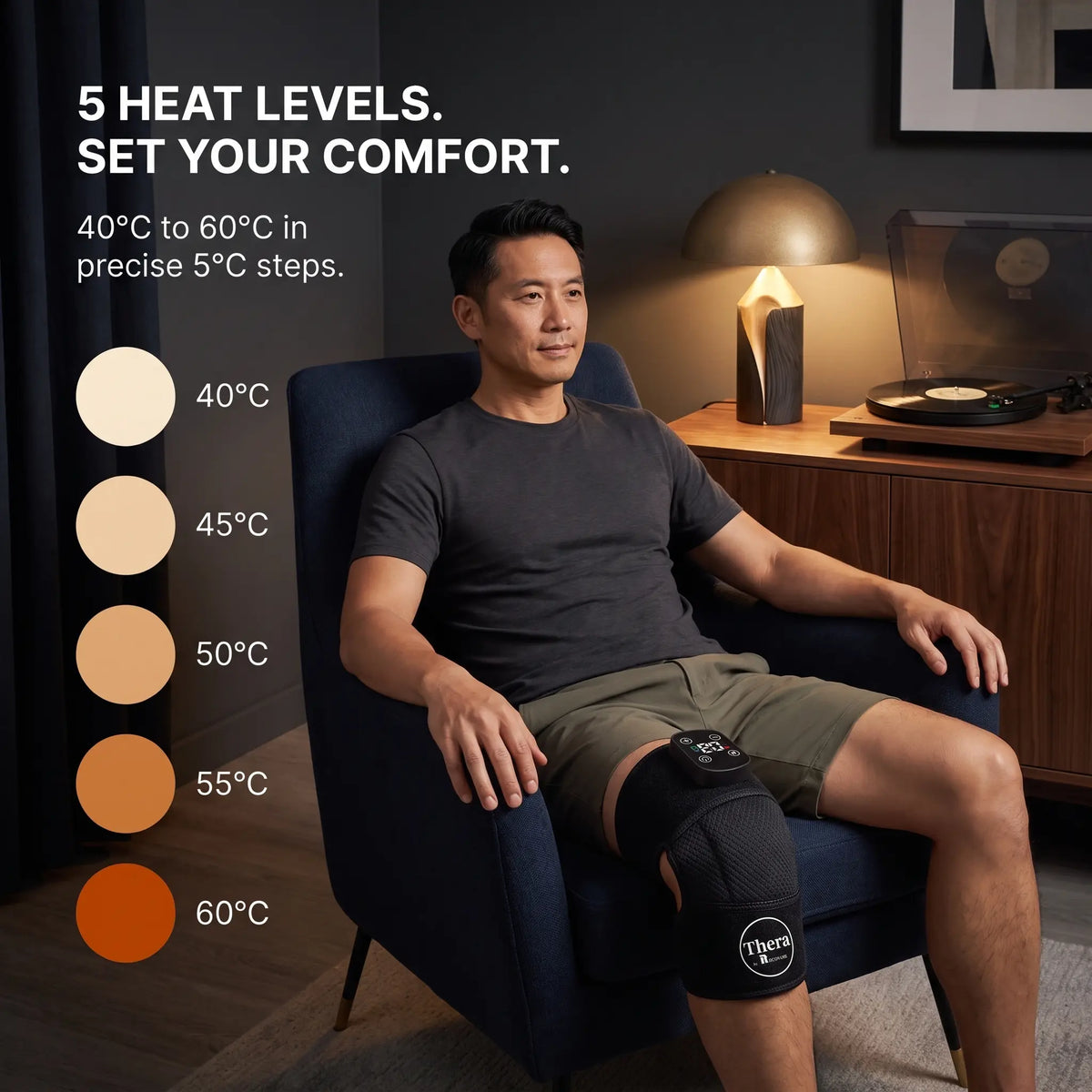 THERA™:  Hands-free relief for aching, overworked knees