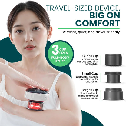 REVIA™ Smart Cupping Device - Deep Relief for Tight, Tired Muscles